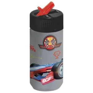 Sticla de apa Kidea pentru copii 330 ml masinuta BART10