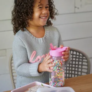 Sticla de apa cu pereti dubli Melii Pink 300 ml