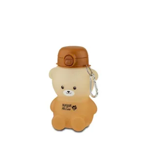 Sticla de apa din silicon Nava We care ursulet 600 ml