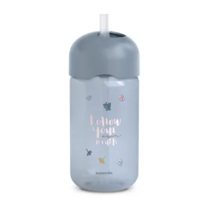 Sticla de apa fara picurare Bears Suavinex 340 ml albastru