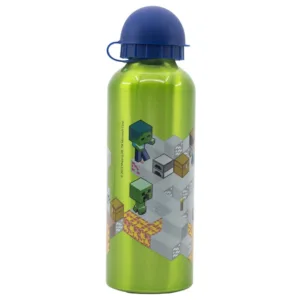 Sticla din aluminiu 530 ml Minecraft Verde