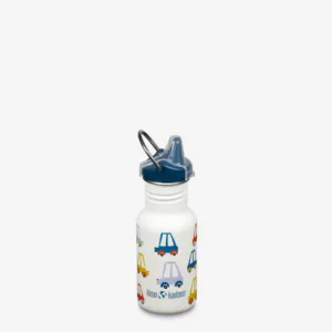 Sticla din otel pentru copii Kid Classic Narrow 355 ml cu capac sippy Cars