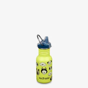 Sticla din otel pentru copii Kid Classic Narrow 355 ml cu capac sippy Dogs