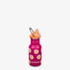 Sticla din otel pentru copii Kid Classic Narrow 355 ml cu capac sippy Happy Flowers