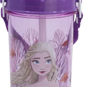 Sticla din plastic cu pai