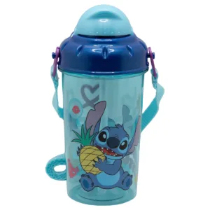 Sticla din plastic cu pai
