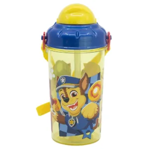 Sticla din plastic cu pai