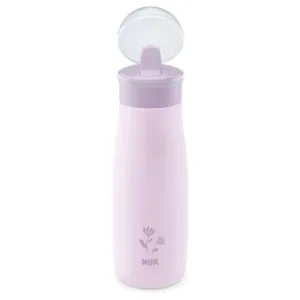 Sticla sport din otel inoxidabil 2 in 1 Nuk Mini Me 500 ml 12 luni + Mov