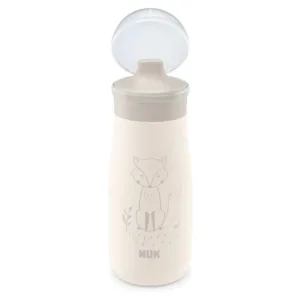 Sticla sport din otel inoxidabil Nuk Mini Me 300 ml 9 luni + Bej