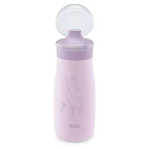 Sticla sport din otel inoxidabil Nuk Mini Me 300 ml 9 luni + Mov