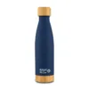 Sticla termoizolanta calatorii bambus Nava navy 500 ml