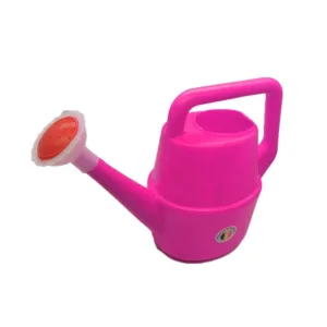 Stropitoare de jucarie pentru copii Huby Toys Pink cu maner si capat cu floricica