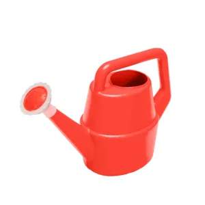 Stropitoare de jucarie pentru copii Huby Toys Red cu maner si capat cu floricica