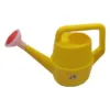 Stropitoare de jucarie pentru copii Huby Toys Yellow cu maner si capat cu floricica