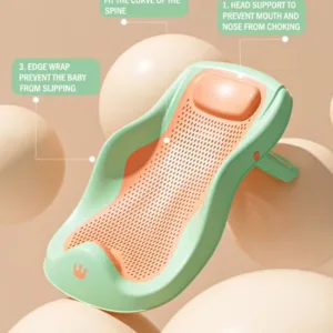 Suport anatomic bebelusi Little Mom Royal Grey pliabil pentru cadita copii