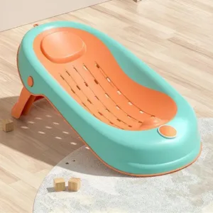Suport de baie pliabil Little Mom Comfort Orange