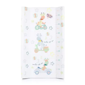 Suport de infasat cu baza dura 50 x 80 cm Chipolino Comfort 2025 Girafa Pe Bicicleta