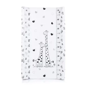 Suport de infasat cu baza dura 50 x 80 cm Chipolino Comfort 2025 Girrafe Gri