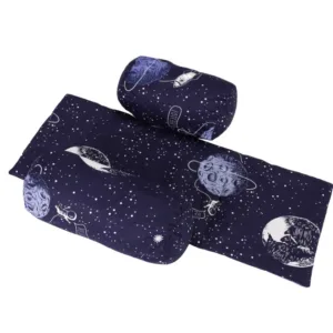 Suport de siguranta SomnArt Cosmos cu paturica impermeabila pentru bebelusi