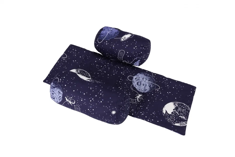 Suport de siguranta SomnArt Cosmos cu paturica impermeabila pentru bebelusi