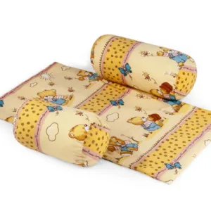 Suport de siguranta SomnArt Honey cu paturica impermeabila pentru bebelusi