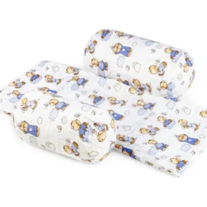 Suport de siguranta SomnArt Ursuleti cu paturica impermeabila pentru bebelusi