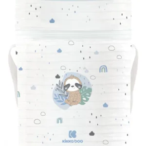 Suport termoizolant KikkaBoo Savanna Blue capacitate 2 biberoane standardcu gat larg