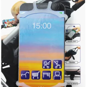 Suport universal pentru telefon Dooky transparent