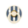 Suzeta Bibs Colour Studio Collection Stripe Latex tetina rotunda 6 luni + IvorySteel Blue