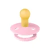 Suzeta Colour Latex Bibs tetina rotunda 0 luni + Baby Pink