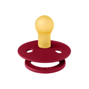 Suzeta Colour Latex Bibs tetina rotunda 0 luni + Ruby