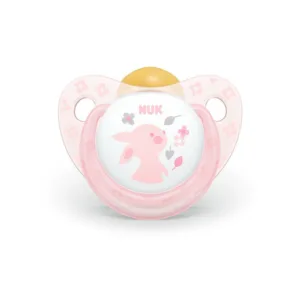 Suzeta Nuk Baby Rose latex M1 iepuras 0-6 luni