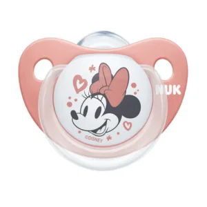 Suzeta Nuk Disney Mickey silicon 6-18 luni M2 roz