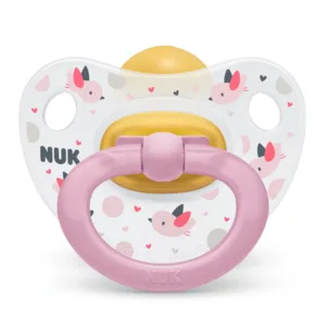 Suzeta Nuk Happy Kids Latex M1 Roz 0-6 luni