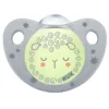 Suzeta Nuk Night  Day silicon M2 gri 6-18 luni