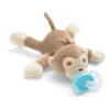 Suzeta cu jucarie Avent Ultra Soft 0-6 luni monkey