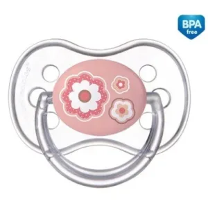 Suzeta cu tetina silicon tip cireasa Canpol Newborn Baby 6-18 luni