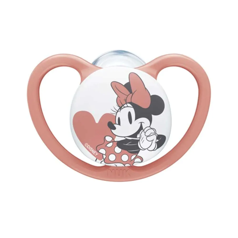 Suzeta din silicon NUK 18 luni + Space Mickey diverse modele