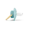 Suzeta din silicon moale cu capac 0 luni+ Aqua Blue