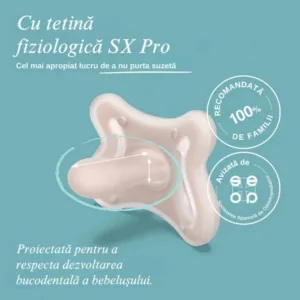 Suzeta fiziologica Suavinex SX Pro Zero Zero 6-18 luni
