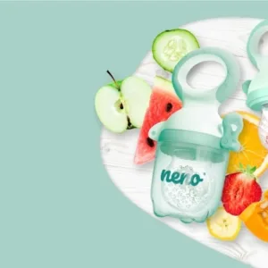 Suzeta pentru fructe cu 3 tetine incluse Neno Frutta