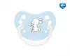 Suzeta silicon simetrica 0-6 luni Albastru