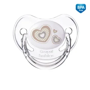 Suzeta simetrica din silicon 6-18 luni newborn baby with cap 22581