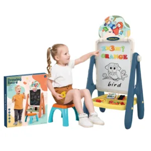 Tabla Dubla de Scris si Desen cu Scaun pentru copii