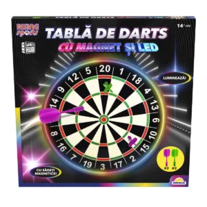 Tabla de darts cu magnet si lumini LED