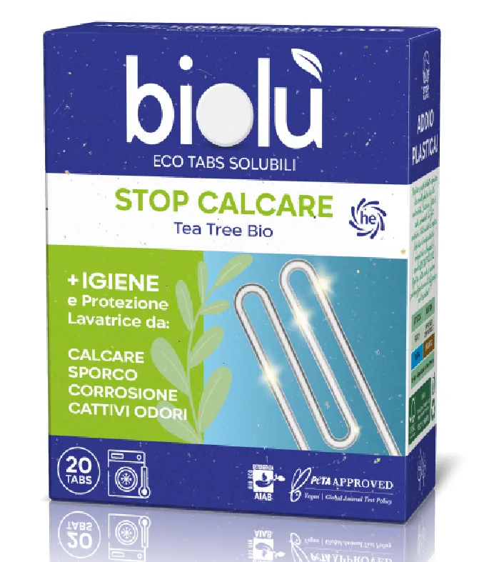 Tablete anticalcar cu tea tree ecologice 20 bucati 47.5g Biolu