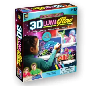 Tablita de desenat AM-AV iluminata cu desene 3D