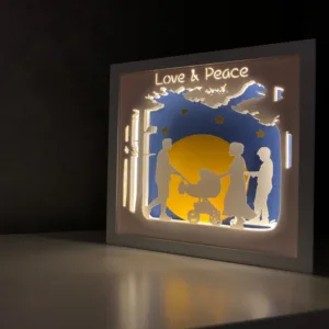 Tablou luminos Parinti si copii 022