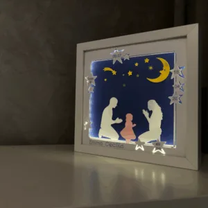 Tablou luminos Parinti si copii 048