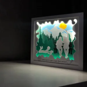 Tablou luminos Prietene 006